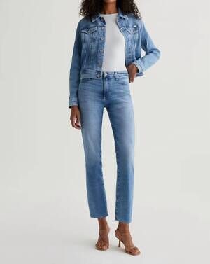 NEW AG JEANS mari slim straight jeans in central coast
